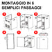 soleilux soleilux cucina da esterno 50x50cm h85cm con mobile portabombola e accensione piezo ean 8058753799995