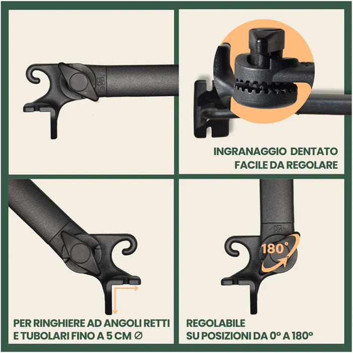 solarius tenda da sole a caduta con bracci regolabili arancio e tortora disponibile in 3 misure ean 8014211951152
