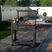 soleilux soleilux barbecue a legna o carbone con griglia regolabile a manovella struttura robusta con mensola ribaltabile e portalegna ean 8058753794754
