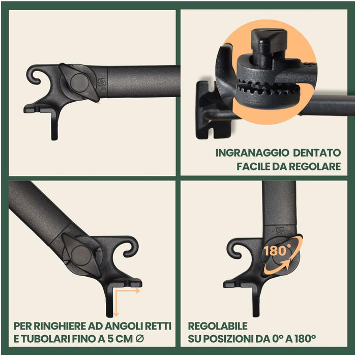solarius tenda da sole a caduta con bracci regolabili gialla e grigia disponibile in 3 misure ean 8014211142307