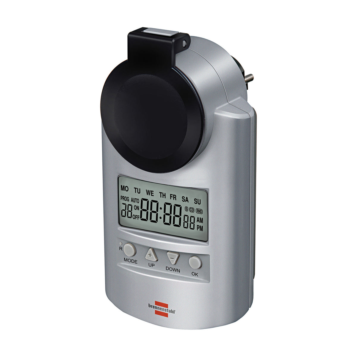 Timer Settimanale DT IP44 Programmatore Digitale da Presa per Esterni