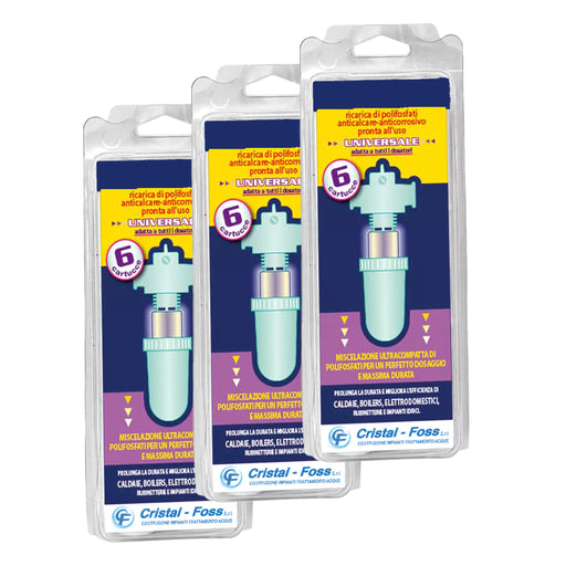 immagine-1-cristal-foss-18-cartucce-ricarica-sali-polifosfato-universale-anticalcare-filtro-acqua-caldaia-ean-8435368855924