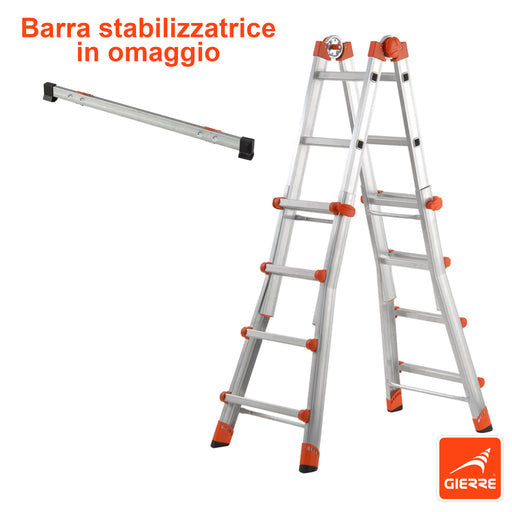 immagine-1-gierre-scala-alluminio-telescopica-multifunzione-gradini-44-150kg-peppina-al020-115-378cm-barra-stabilizzatrice-in-omaggio-ean-8013186220201
