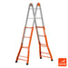 immagine-1-gierre-scala-telescopica-multiuso-a-3-dimensioni-da-44-gradini-in-acciaio-115377cm-peppina-a0040-ean-8013186000407