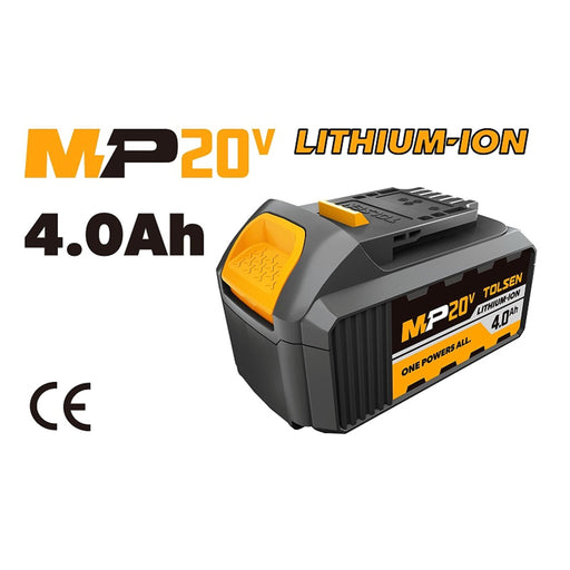 immagine-1-tolsen-batteria-a-litio-20v-4-0-ah-per-elettroutensili-87474t-ean-6933528797227