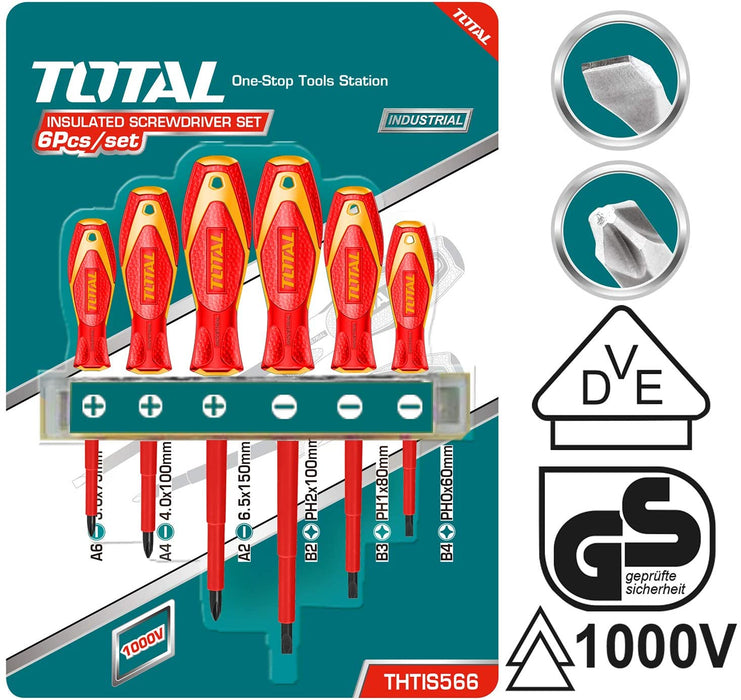 immagine-1-total-set-6-cacciaviti-elettricista-1000v-total-tools-thtis566-ean-6925582170559