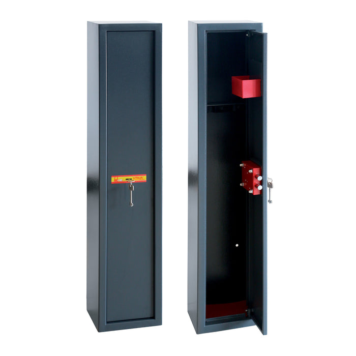 immagine-1-utilia-armadio-portafucili-2-posti-fuciliera-blindata-con-cassetto-25x21x125-h-utilia-ean-9900100448621