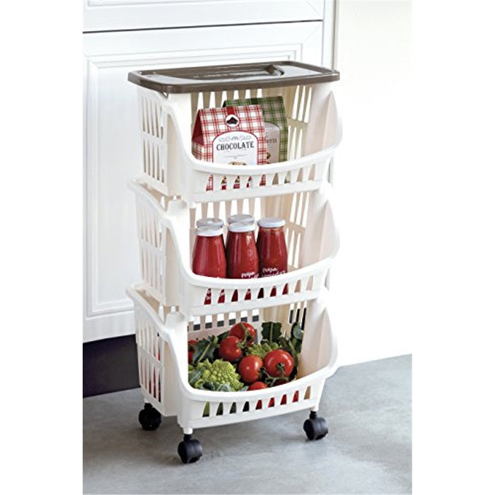 immagine-2-bama-carrello-da-cucina-3-piani-con-ruote-e-vassoio-bama-10137a-ean-8007633101373