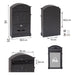 immagine-3-arregui-cassetta-postale-stile-classico-in-alluminio-nero-arregui-residencia-d-2151n-ean-8019635804107