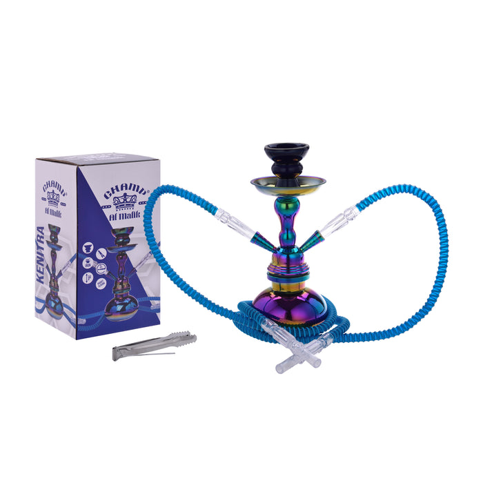 immagine-3-polyflame-mini-narghile-multicolor-da-28cm-con-2-tubi-28cm-40508005-ean-3661075194048