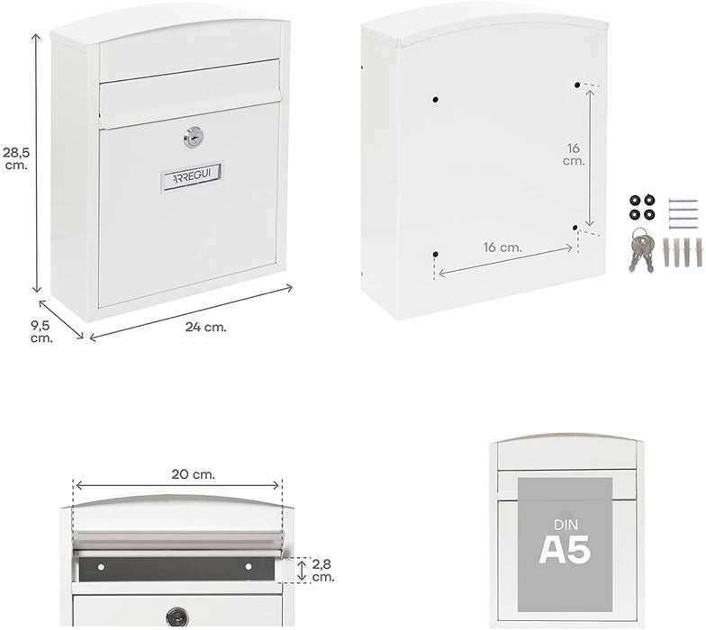 immagine-4-arregui-cassetta-postale-compact-bianca-arregui-e5731-ean-8425181157312