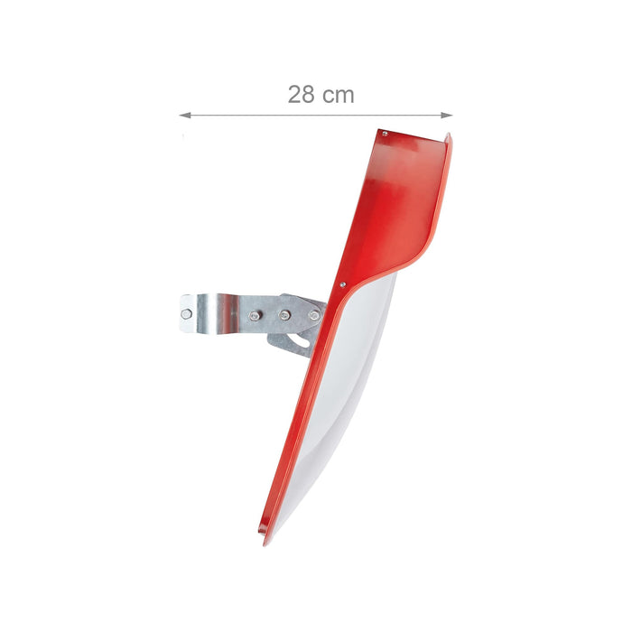 immagine-4-isolaverde-specchio-stradale-60cm-resistente-alle-intemperieinfrangibileper-esterniinterni-con-staffa-di-fissaggio-per-angoli-ciechirosso-ean-8022593662160