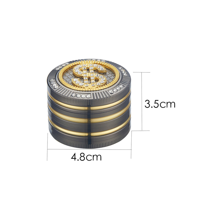 immagine-4-polyflame-grinder-macinino-in-metallo-con-4-scomparti-e-simbolo-dollaro-40506119-ean-3661075211240