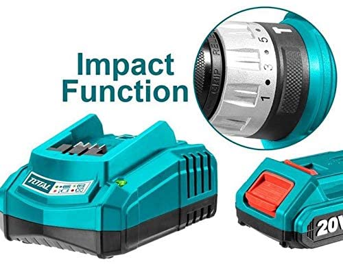 immagine-4-total-total-tidli20028-kit-trapano-avvitatore-a-batteria-tidli20028-ean-6925582194579