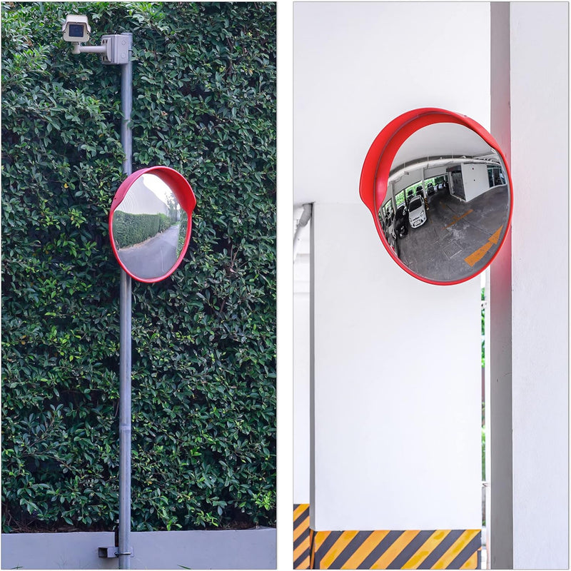immagine-5-isolaverde-specchio-stradale-60cm-resistente-alle-intemperieinfrangibileper-esterniinterni-con-staffa-di-fissaggio-per-angoli-ciechirosso-ean-8022593662160
