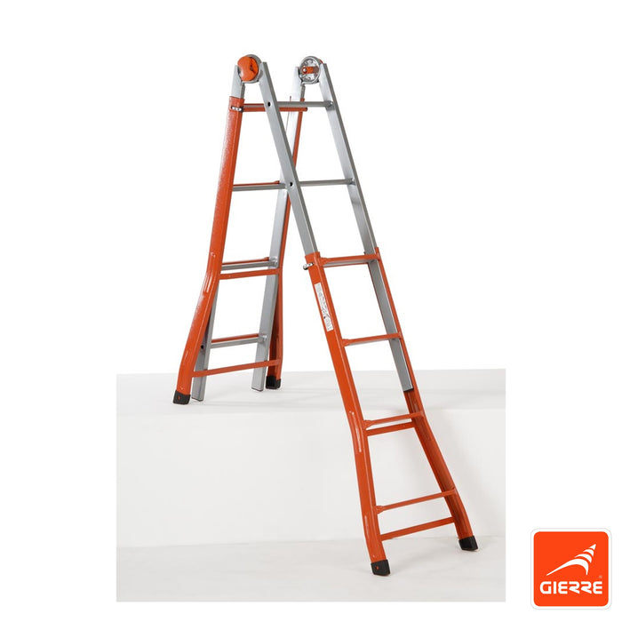 immagine-6-gierre-scala-telescopica-multiuso-a-3-dimensioni-da-44-gradini-in-acciaio-115377cm-peppina-a0040-ean-8013186000407