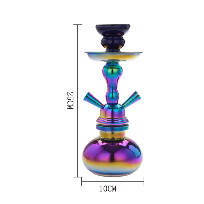 immagine-6-polyflame-mini-narghile-multicolor-da-28cm-con-2-tubi-28cm-40508005-ean-3661075194048