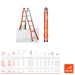 immagine-8-gierre-scala-telescopica-multiuso-a-3-dimensioni-da-44-gradini-in-acciaio-115377cm-peppina-a0040-ean-8013186000407